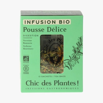 Infusion bio Pousse D&eacute;lice Chic des Plantes !