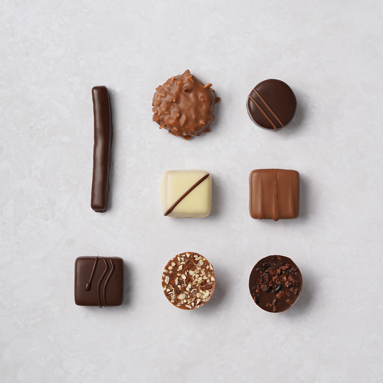 Boîte de 25 chocolats assortis Valrhona