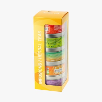 Coffret de 5 miniatures d'infusions aromatis&eacute;es Kusmi Tea