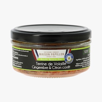Terrine de volaille gingembre et citron confit Maison Papillon