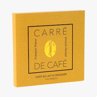 Carré de café, café au lait à croquer, pur arabica François Pralus