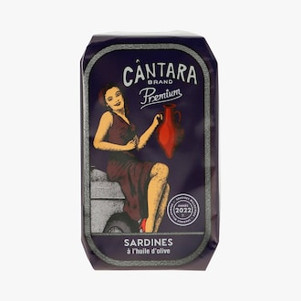 Sardines &agrave; l'huile d'olive mill&eacute;sime 2022 Cantara