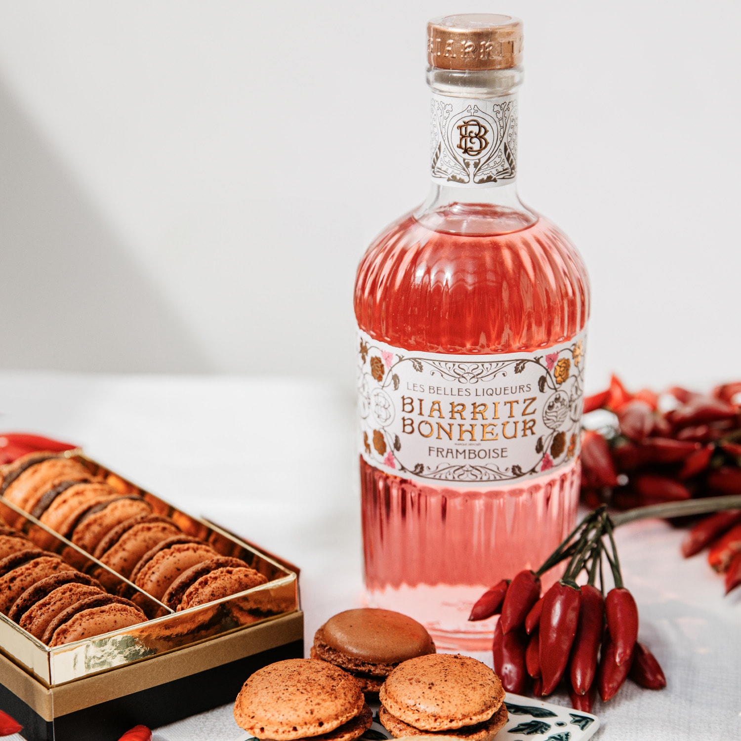 Biarritz Bonheur, Les Belles Liqueurs, liqueur de framboise Biarritz Bonheur