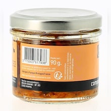 &Eacute;miett&eacute; haddock, compot&eacute;e de tomates et curcuma Paimpolaise Conserverie