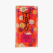 Tablette de chocolat fourr&eacute; au fruit de la passion 75&nbsp;% cacao Tibit&oacute;