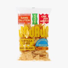 Tortilla chips ma&iuml;s blanc Jajaja