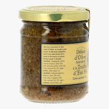 Délice d'olives aromatisé à la truffe d'été 3 % Maison de la Truffe