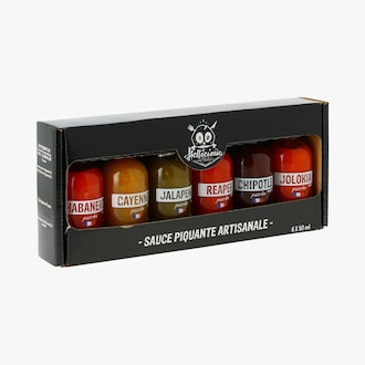 Coffret de sauces piquantes artisanales Hellicious