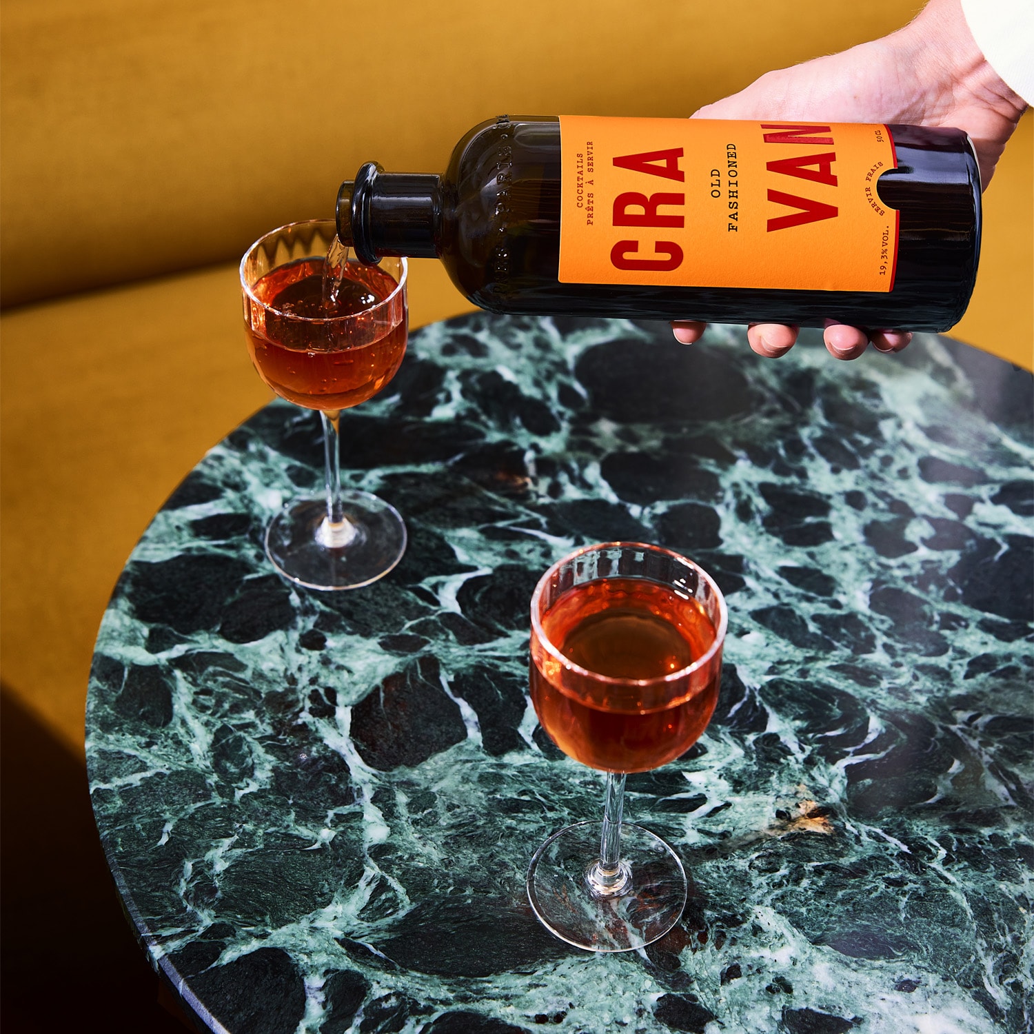 Cocktail CRAVAN, Old fashioned Cravan