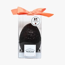 &OElig;uf craquel&eacute; chocolat noir garni Maison Mercier