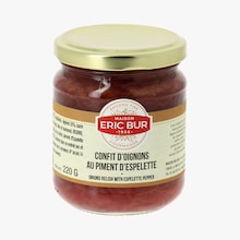 Confit d'oignons au piment d'Espelette Eric Bur