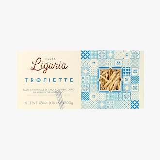 Trofiette - P&acirc;tes &agrave; la semoule de bl&eacute; dur d'agriculture biologique Pasta di Liguria