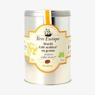 Wuriti café arabica en grains bio Terre Exotique
