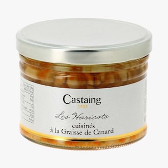 Les haricots cuisin&eacute;s &agrave; la graisse de canard Castaing