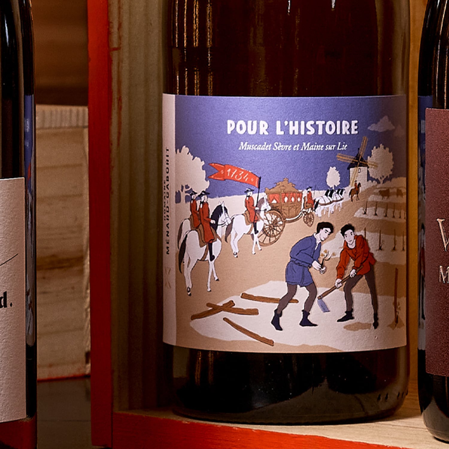 Domaine Ménard-Gaborit, Pour l'histoire, AOC Muscadet Sèvre et Maine sur lie, 2023, biologique Domaine Ménard-Gaborit