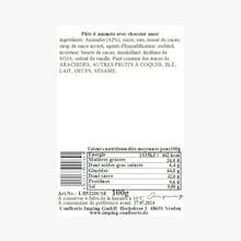 P&acirc;te d'amande au chocolat amer Confiserie Imping