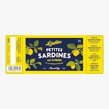 Petites sardines au citron et à l'huile d'olive La Guildive