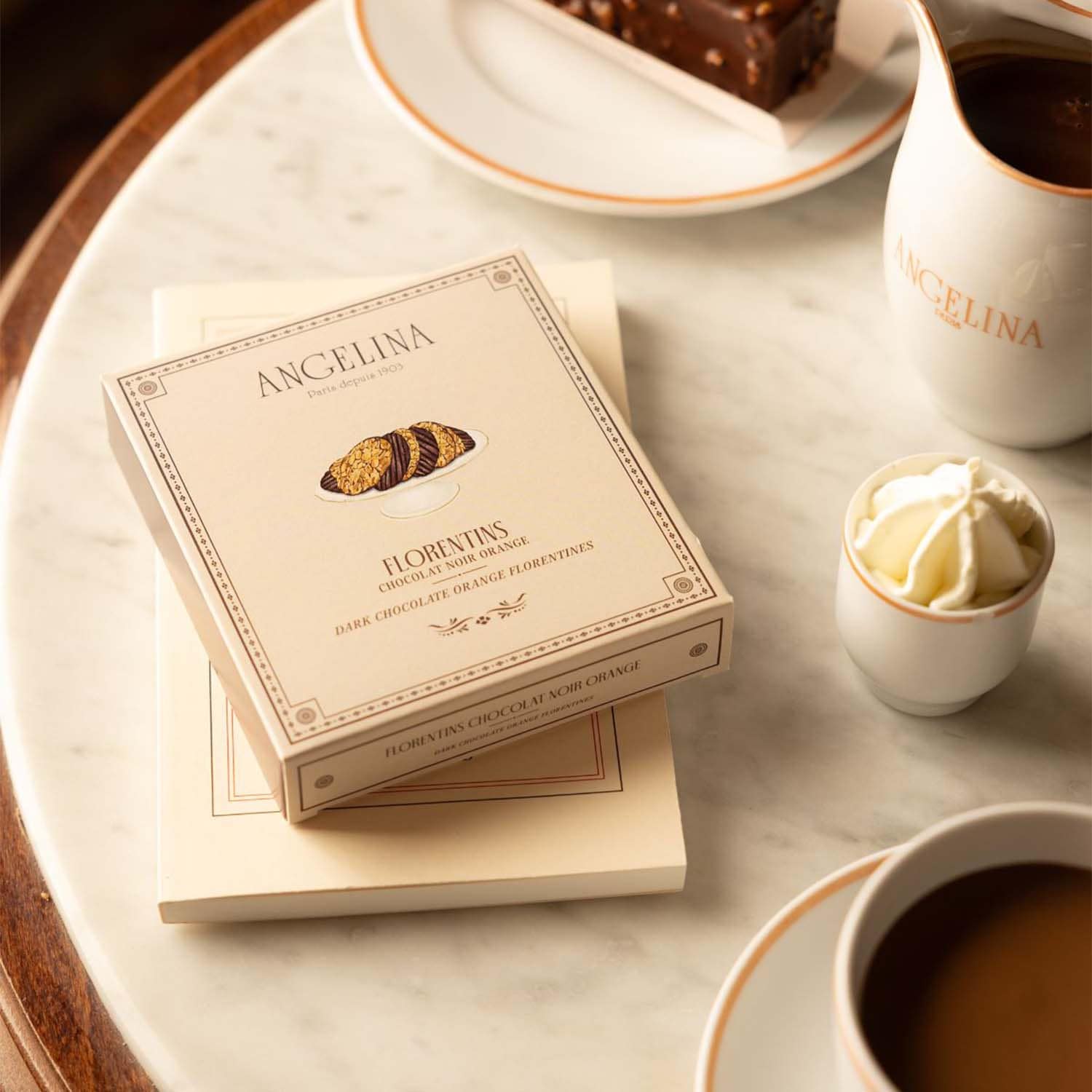 Florentin chocolat noir orange Angelina