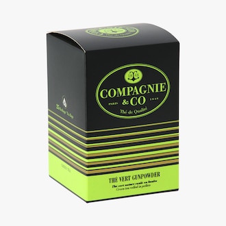 Th&eacute; vert gunpowder - Th&eacute; vert nature roul&eacute; en boules Compagnie & Co