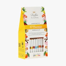 Mini tablettes de chocolat noir et au lait Dolfin