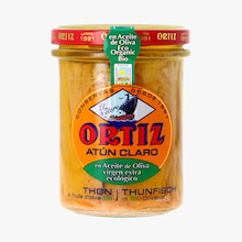 Thon blanc à l'huile d'olive vierge extra biologique Ortiz