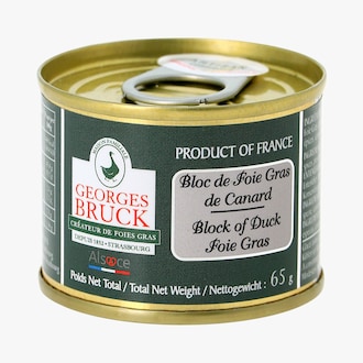 Bloc de foie gras de canard - 65 g Georges Bruck