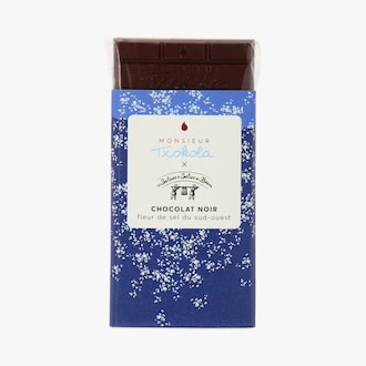 Tablette chocolat noir 64&nbsp;% &agrave; la fleur de sel du Sud-Ouest Monsieur Txokola