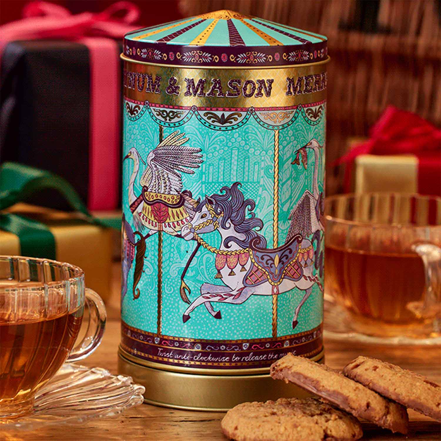 Biscuits au caramel au lait enrob&eacute;s de chocolat au lait Fortnum & Mason