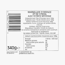 Marmelade d'orange et de citron, avec écorce moyenne Tiptree - Wilkin & Sons