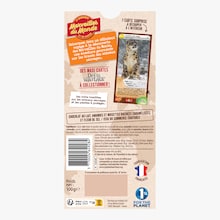 Tablette de chocolat au lait, noisettes et amandes caramélisées Merveilles du monde