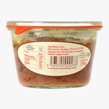 Pâté de campagne au vin blanc Conserverie Saint Christophe