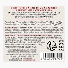 Confiture d'abricot à la lavande Albert Ménès