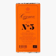 Tablette chocolat noir &agrave; l&rsquo;orange 60&nbsp;%, N&deg;5, biologique Cazenave