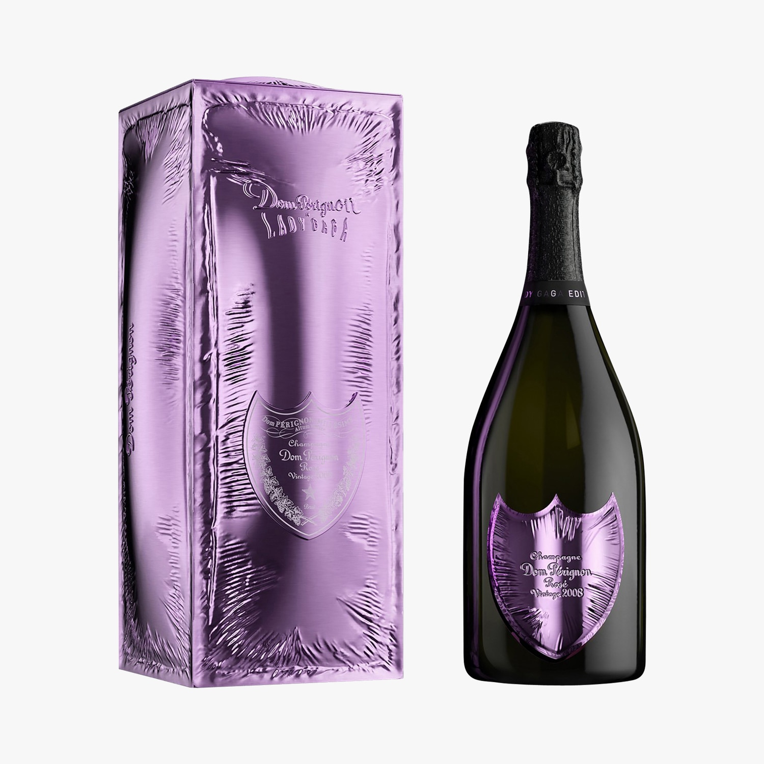 Champagne Dom Pérignon, Rosé Vintage, édition limitée Lady Gaga