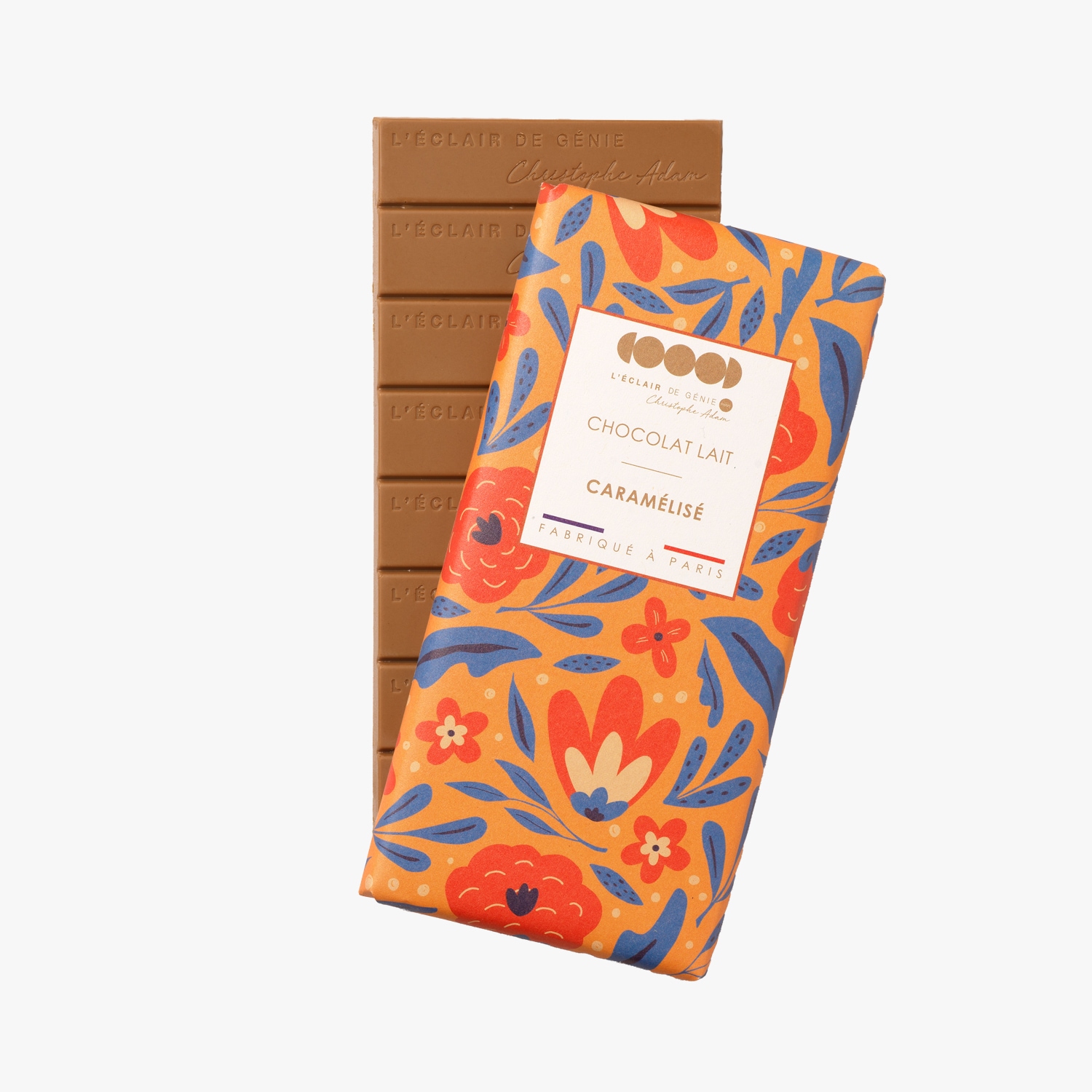 Tablette de chocolat au lait caramélisé L'Éclair de Génie