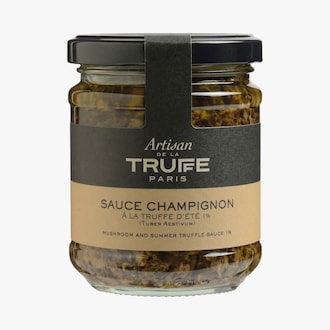Sauce champignon à la truffe d’été 1 % (Tuber aestivum) Artisan de la truffe