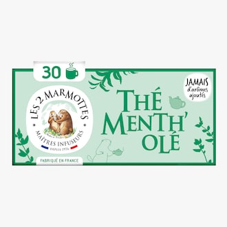 Thé Menth'olé bio Les 2 Marmottes