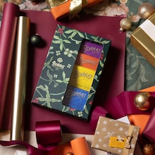 Coffret No&euml;l 5 tablettes chocolat noir Bonnat