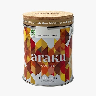 Caf&eacute; moulu S&eacute;lection 100&nbsp;% arabica bio Araku Coffee