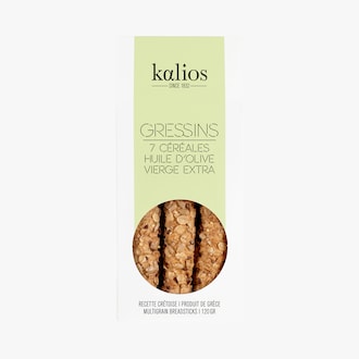 Gressins - 7 céréales & huile d'olive vierge extra Kalios
