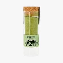 Sel aromatis&eacute; gingembre matcha - Pr&eacute;paration culinaire Quai Sud