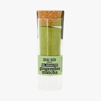 Sel aromatis&eacute; gingembre matcha - Pr&eacute;paration culinaire Quai Sud