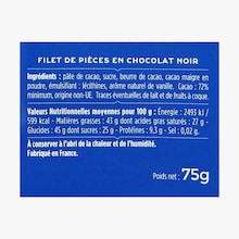 Pi&egrave;ces en chocolat noir 72&nbsp;% La Grande &Eacute;picerie de Paris