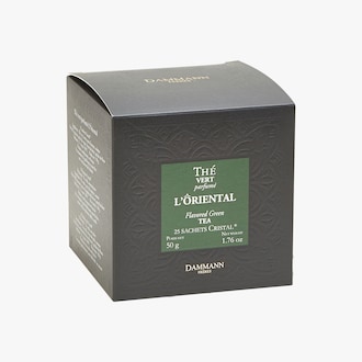 Thé vert parfumé l'Oriental - Boîte de 25 sachets Dammann Frères