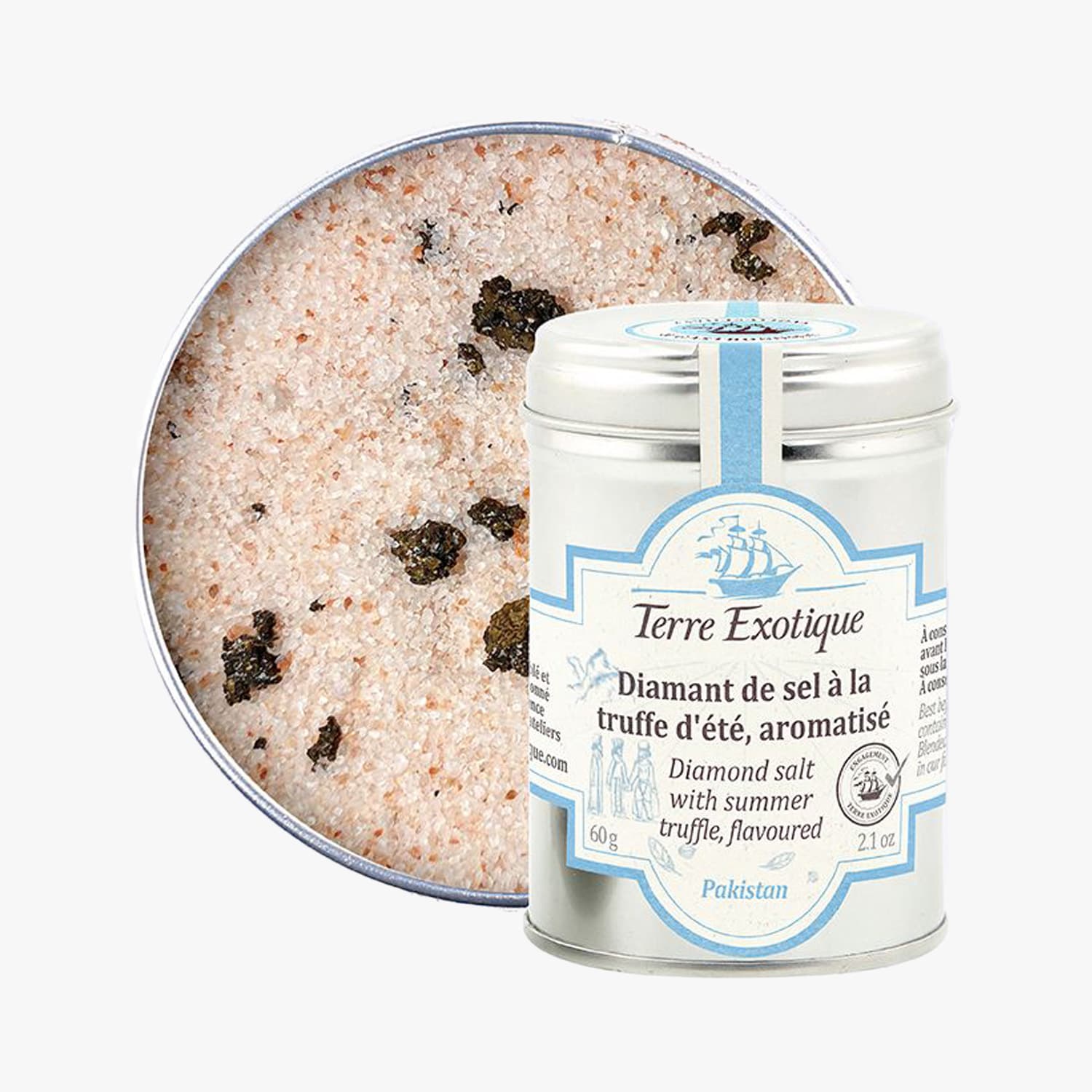 Diamant de sel à la truffe blanche d’été aromatisé Terre Exotique