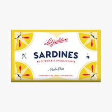 Sardines au citron et à l'huile d'olive La Guildive