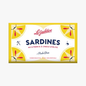 Sardines au citron et à l'huile d'olive La Guildive