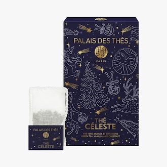 Th&eacute; C&eacute;leste - Th&eacute; vert vanille et ch&acirc;taigne Palais des Th&eacute;s