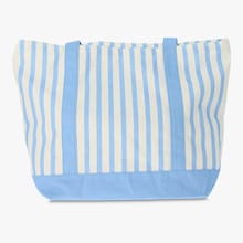 Sac cabas La Grande &Eacute;picerie &agrave; rayures bleues La Grande &Eacute;picerie de Paris