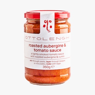 Sauce aux aubergines rôties, tomates et oignons Ottolenghi